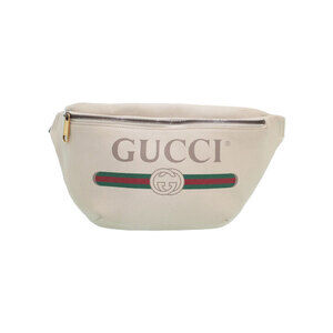 GUCCI Leather Belt Crossbody Bum Bag